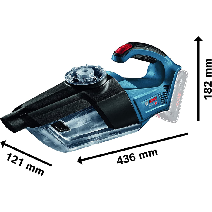 BOSCH GAS 18V-1 SOLO 18V CORDLESS VACUUM CLEANER