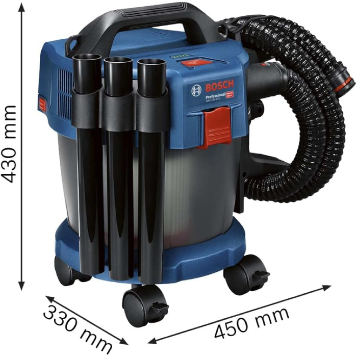 BOSCH GAS 18V-10 L SOLO 18V CORDLESS DUST EXTRACTOR