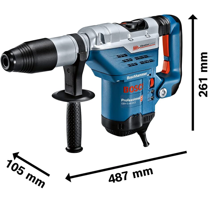 BOSCH GBH 5-40 DCE ROTARY HAMMER SDS MAX 1150W  220V