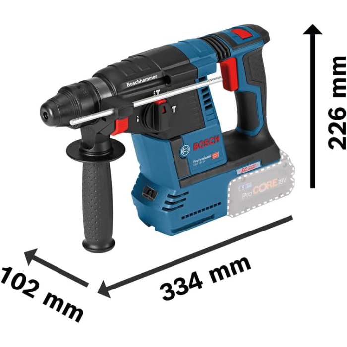 BOSCH GBH 18 V-26 FULL KIT 18V CORDLESS ROTARY HAMMER