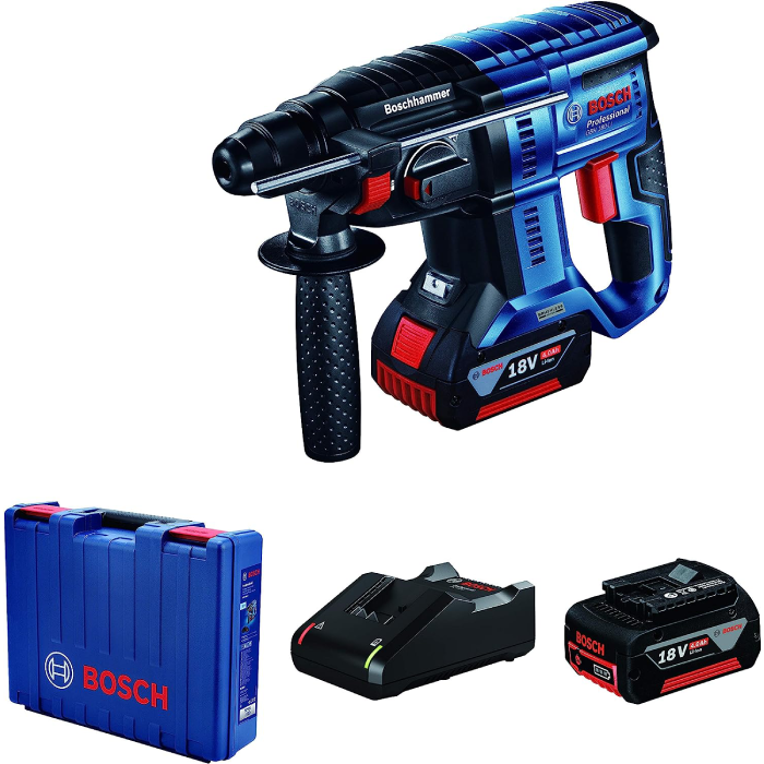 BOSCH GBH 180 FULL KIT 18V ROTARY HAMMER