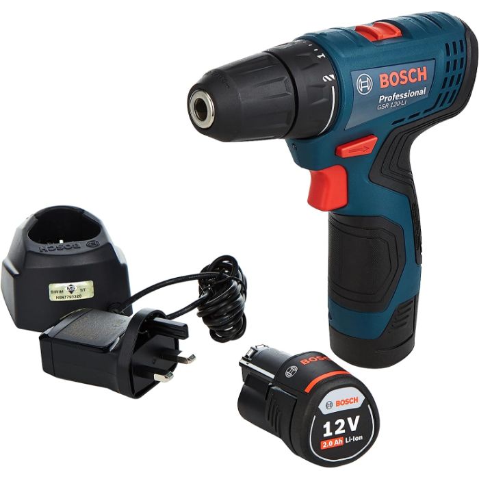 BOSCH GSR 120-LI FULL KIT 12V CORDLESS DRILL/DRIVER