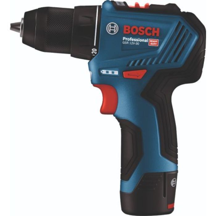 BOSCH GSR 12V-30 FULL KIT 12V CORDLESS DRILL DRIVER