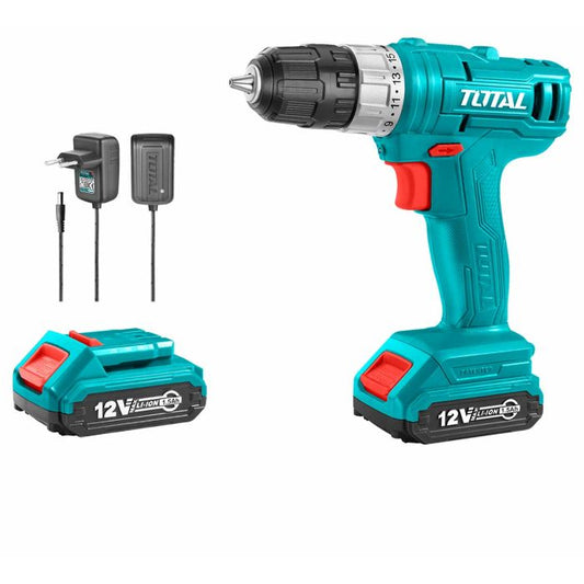 TOTAL LITHIUM-ION CORDLESS DRILL 12V SINGLE BATTERY TDLI1211