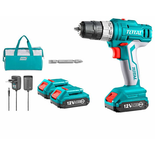 TOTAL LITHIUM-ION CORDLESS DRILL 12V