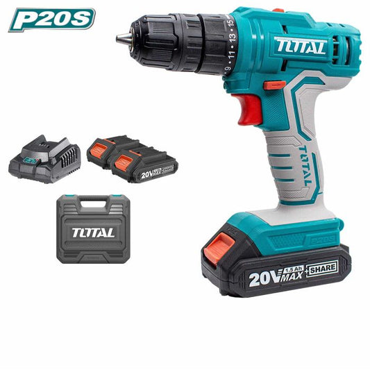 TOTAL LITHIUM-ION CORDLESS DRILL 20V