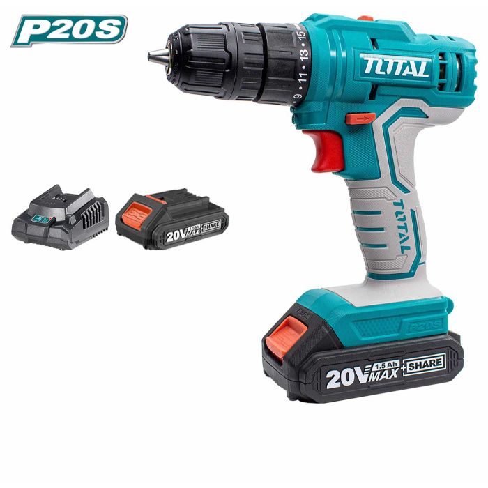 TOTAL LITHIUM-ION CORDLESS DRILL20V1 PC 1.5AH BATTERY PACK